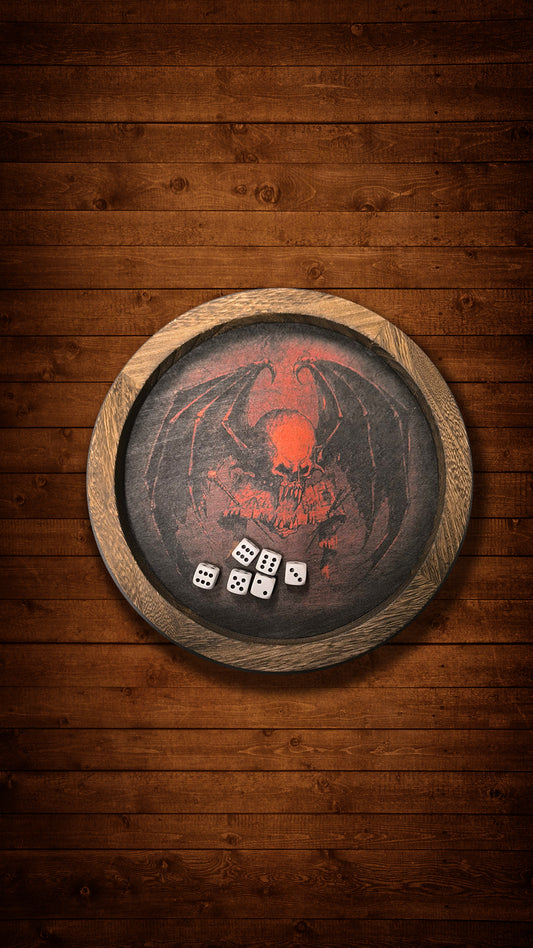 Tira Dadi con tappetino Vampiro