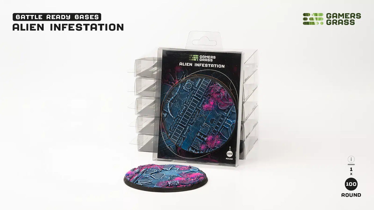 Alien Infestation Bases, Round 100mm (x1)