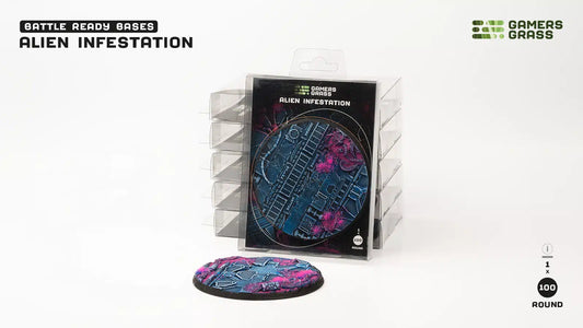 Alien Infestation Bases, Round 100mm (x1)