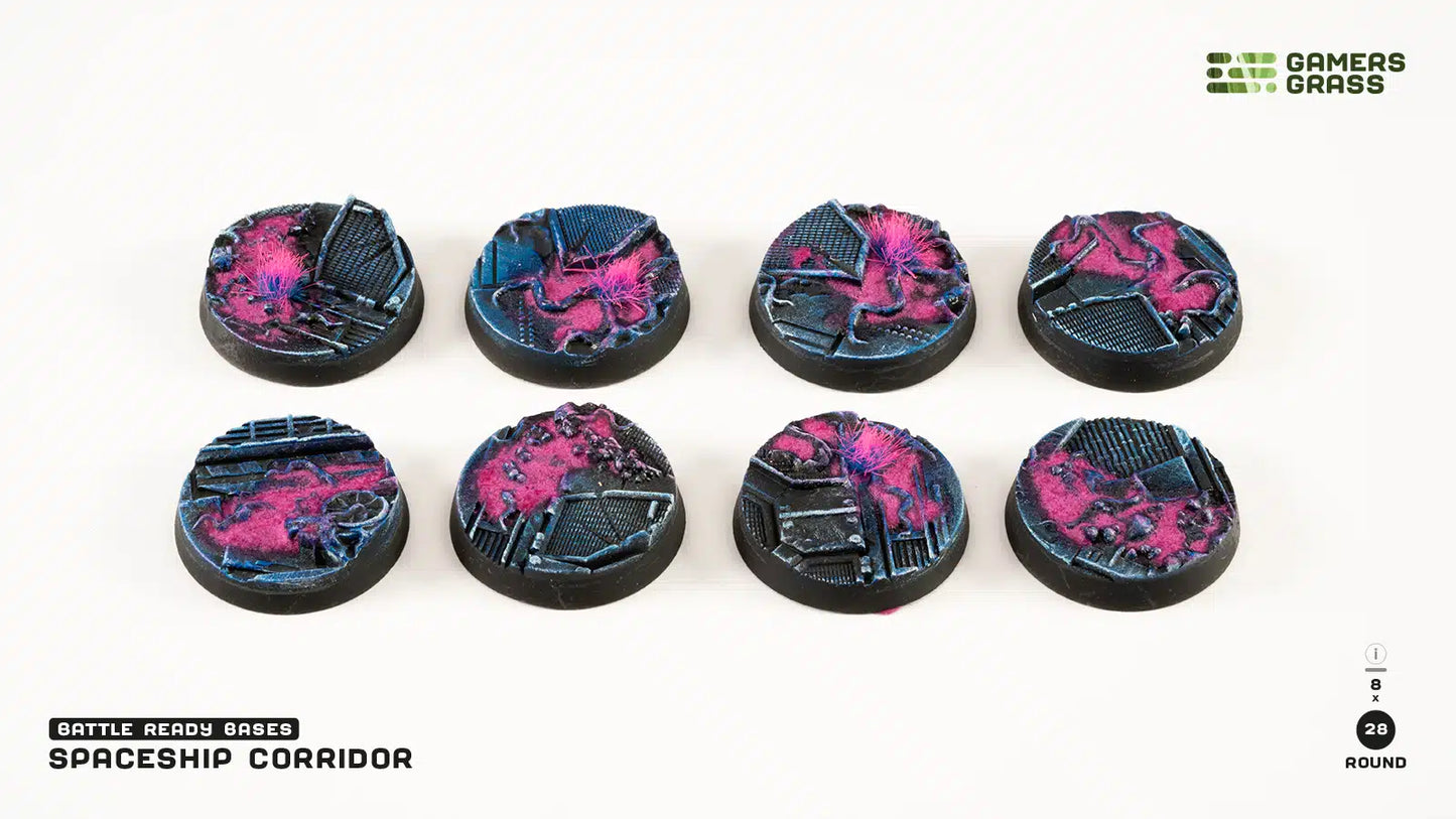 Alien Infestation Bases, Round 28mm (x8)