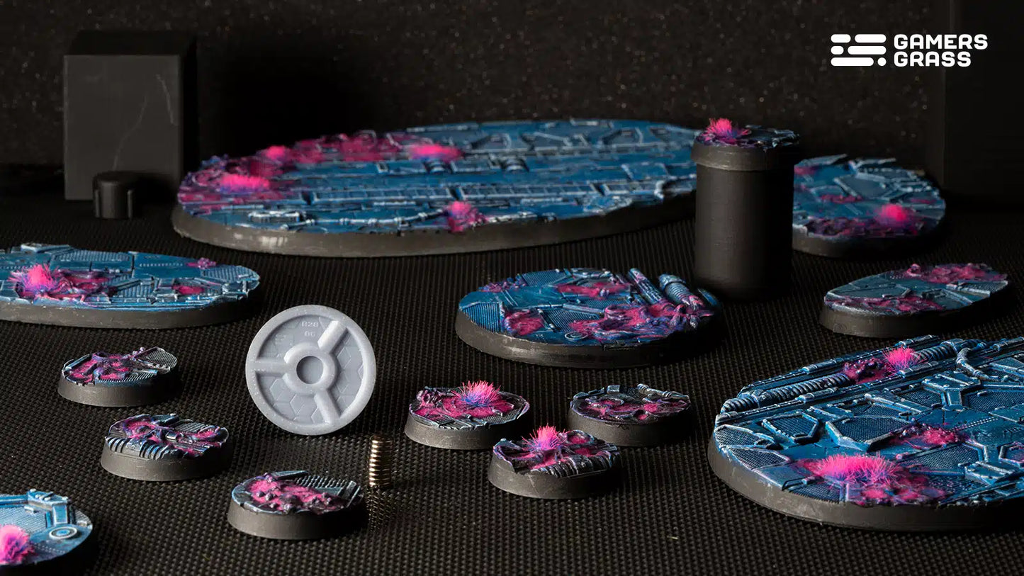 Alien Infestation Bases, Round 28mm (x8)