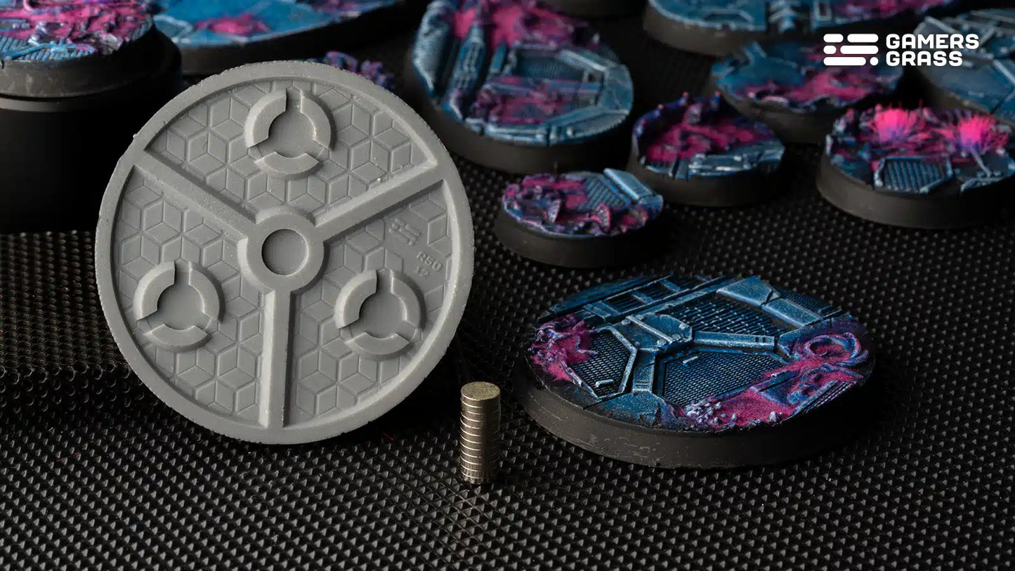 Alien Infestation Bases, Round 50mm (x3)