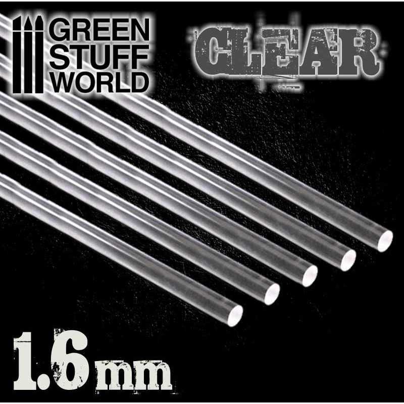 Barre Acriliche - Tonde 1,6 mm TRASPARENTI