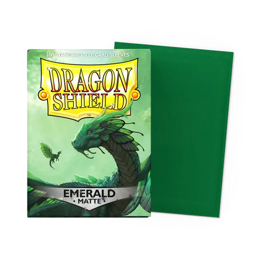 Dragon Shield - Confezione 100 Sleeves Standard Matte Emerald