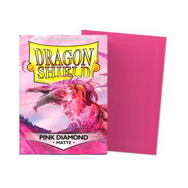 Dragon Shield - Confezione 100 Sleeves Standard Pink Diamond