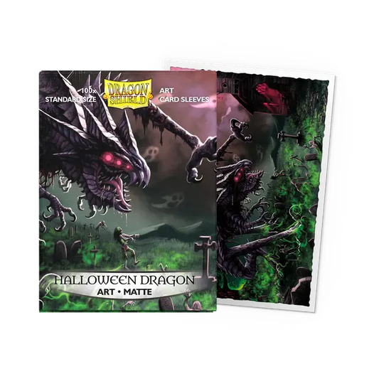 Confezione 100 Standard Size Matte Halloween Dragon 2020 - Matte Art Sleeves