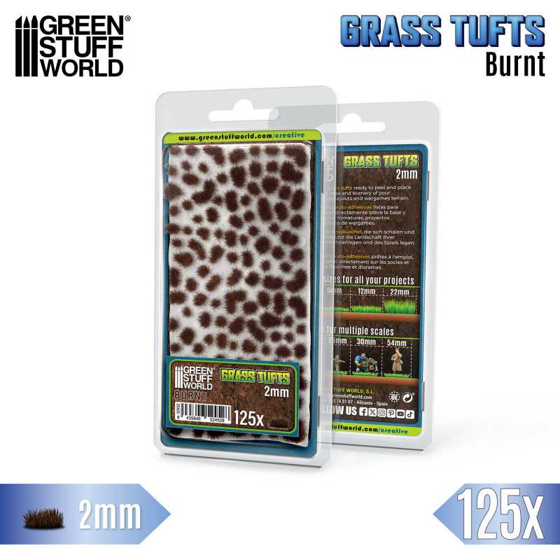 Grass Tufts 2mm - Burnt