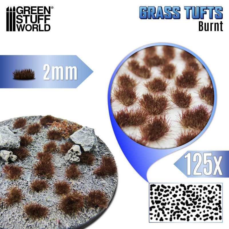 Grass Tufts 2mm - Burnt