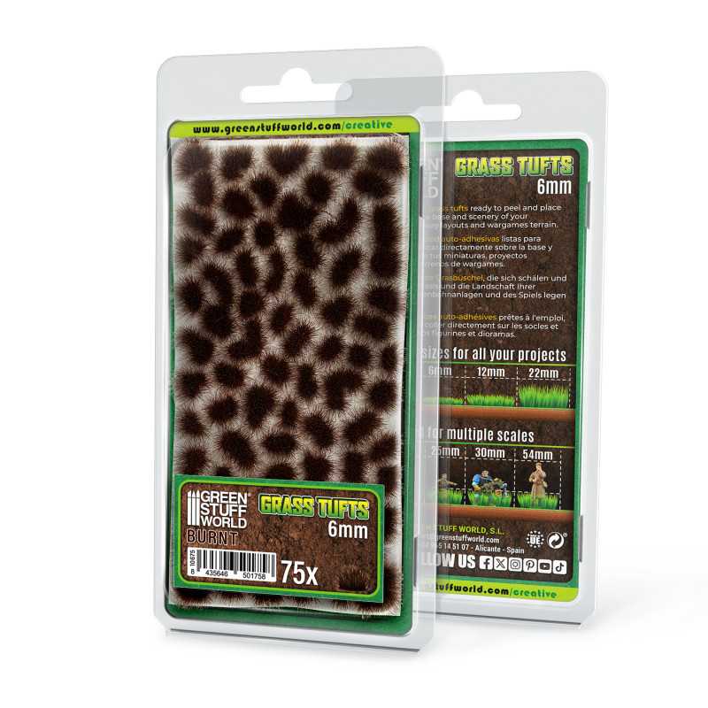 Ciuffi d'Erba - Tuft 6 mm - Marrone bruciato