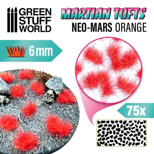 Ciuffi Erba Alien - NEO-MARS ORANGE