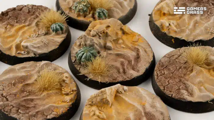Deserts of Maahl Bases, Round 32mm (x8)