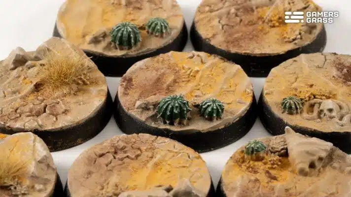 Deserts of Maahl Bases, Round 28mm (x8)