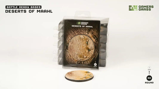 Deserts of Maahl Bases, Round 80mm (x1)