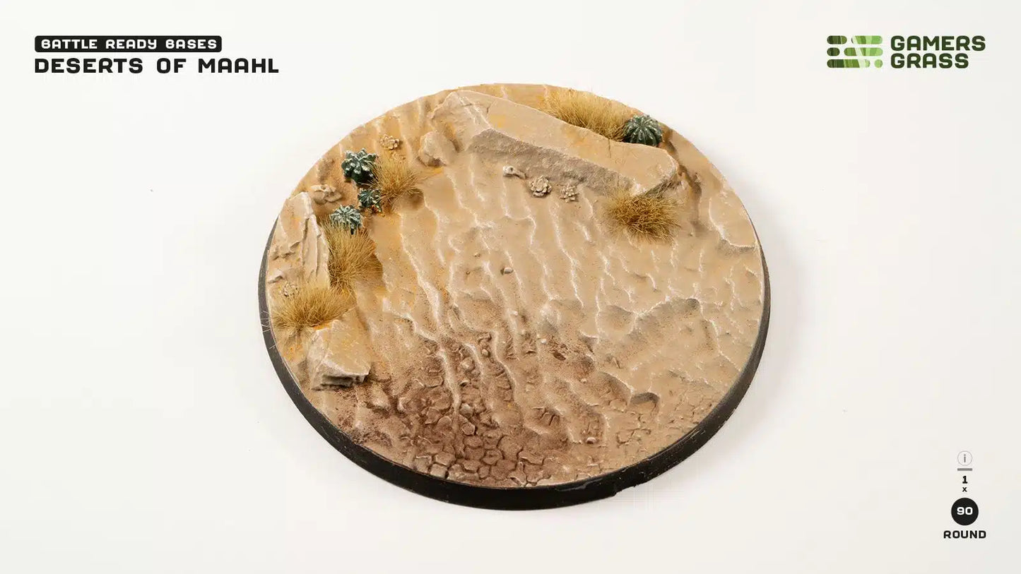 Deserts of Maahl Bases, Round 90mm (x1)