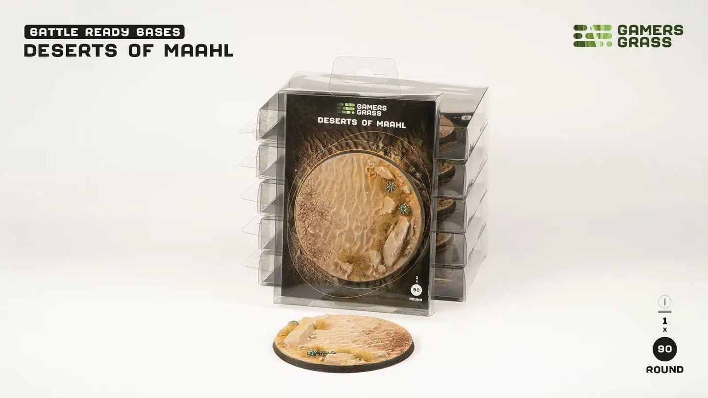 Deserts of Maahl Bases, Round 90mm (x1)
