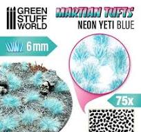 Ciuffi Erba Alien - NEON YETI BLUE