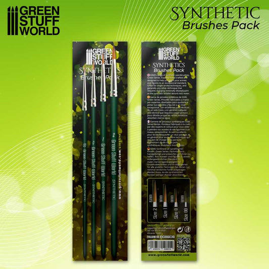 GREEN SERIES Set Pennelli Sintetici - 2