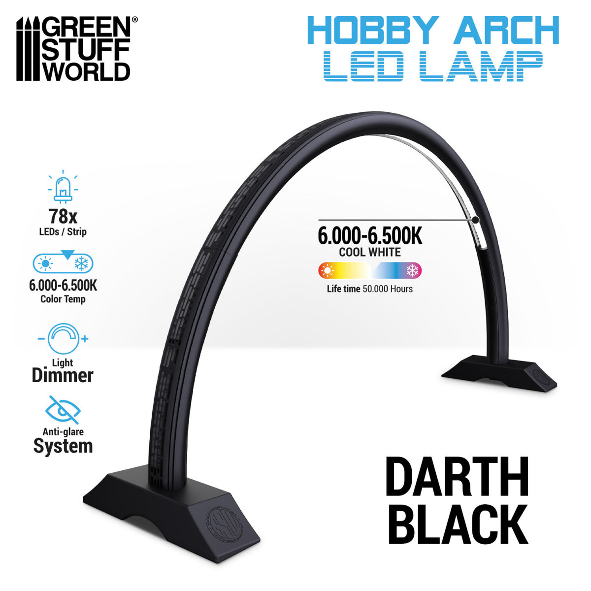 Lampada ad arco LED - Darth Black