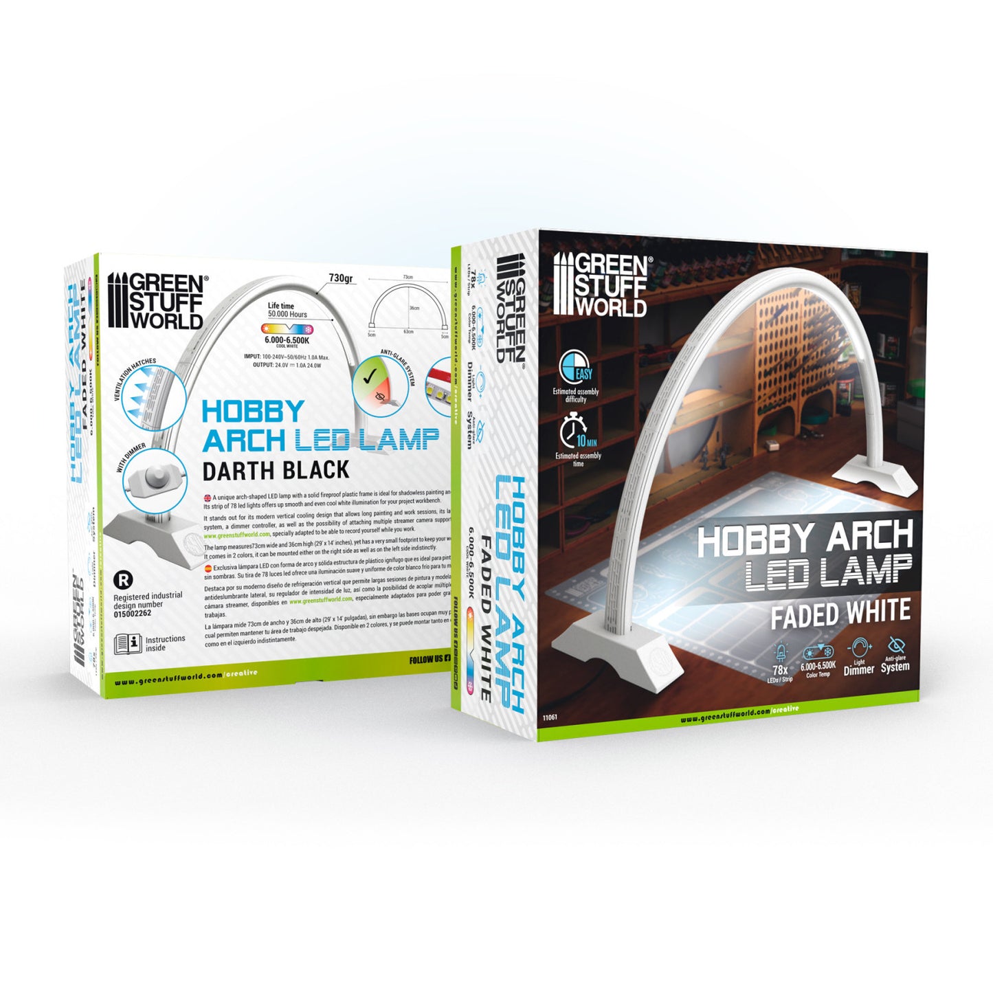 Lampada ad arco LED - Faded White