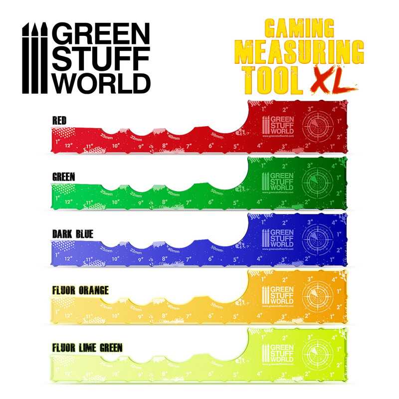 Misuratore Gaming - Verde Lime Fluor 12 pollici