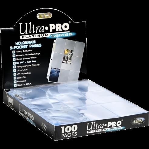 Ultra Pro - Confezione 100 Fogli a 9 tasche Platinum