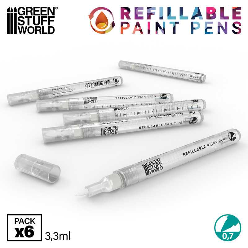 Pennarelli ricaricabili 0.7 (pack x6)