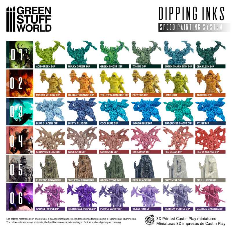 Set colori - Collezione Dipping 05