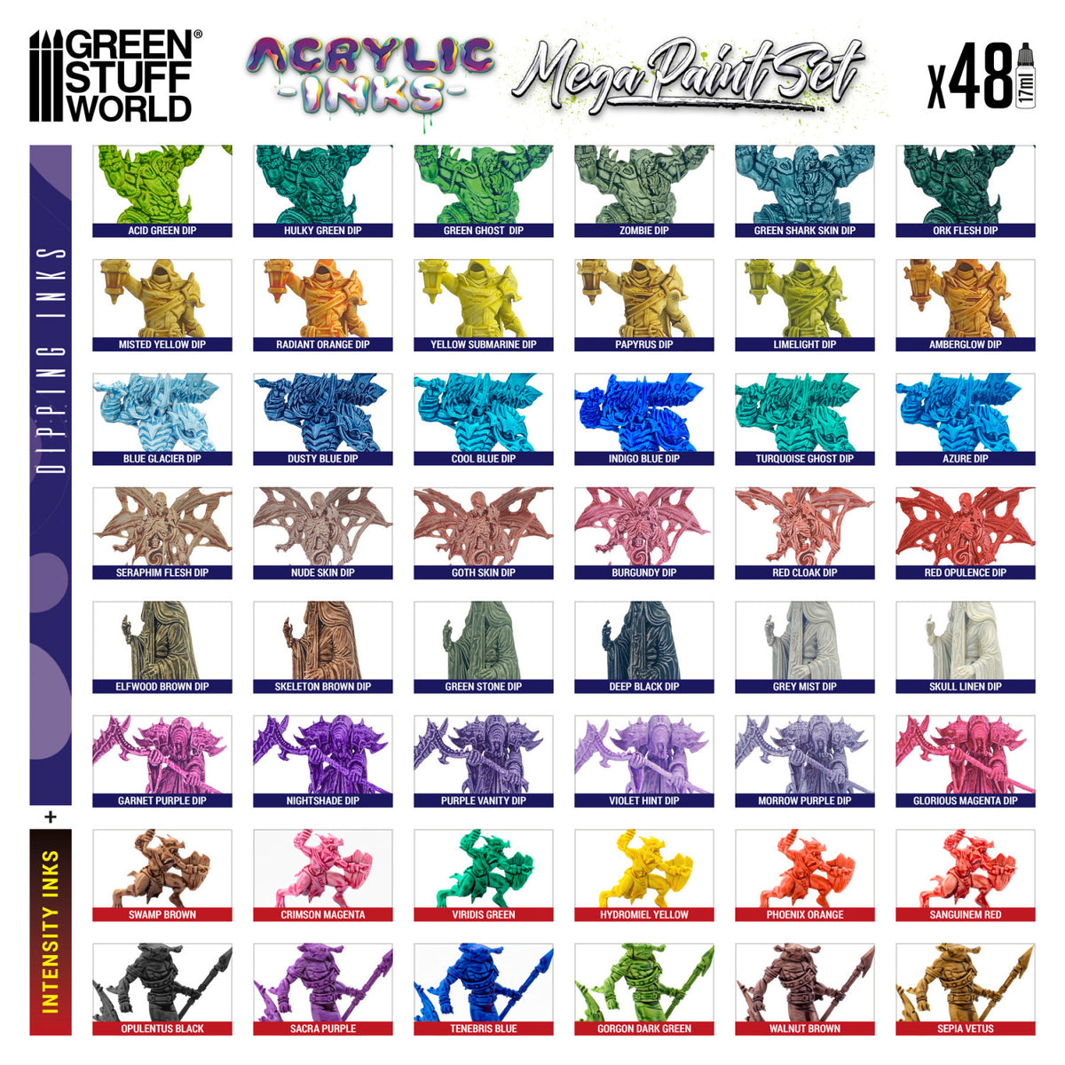 Mega set di Inchiostri acrilici Dipping Inks