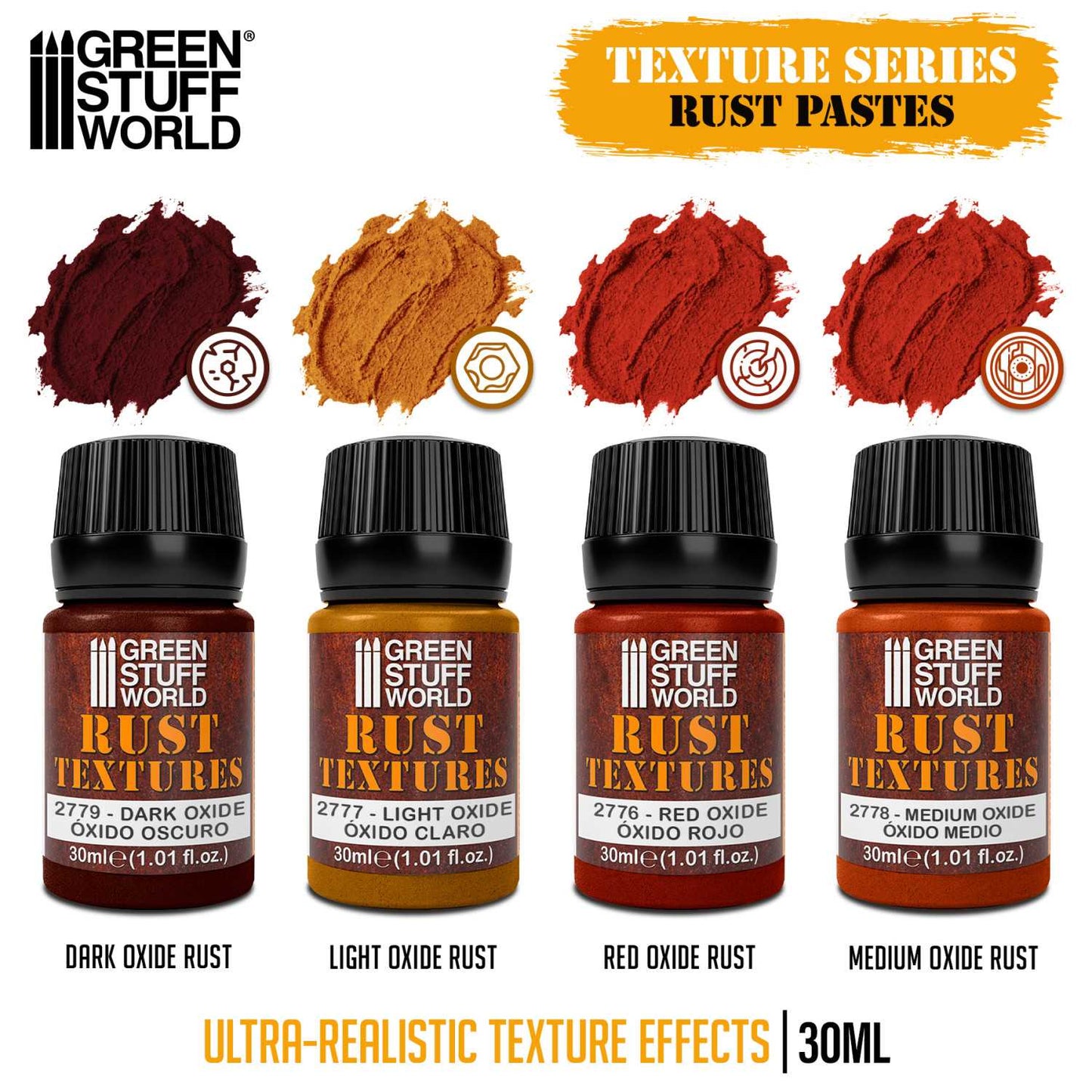 Set di texture ruggine 30ml