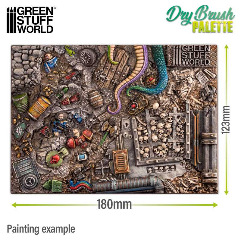 Tavolozza di texture per drybrush