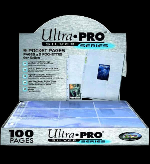Ultra Pro - Confezione 100 Fogli a 9 tasche Silver