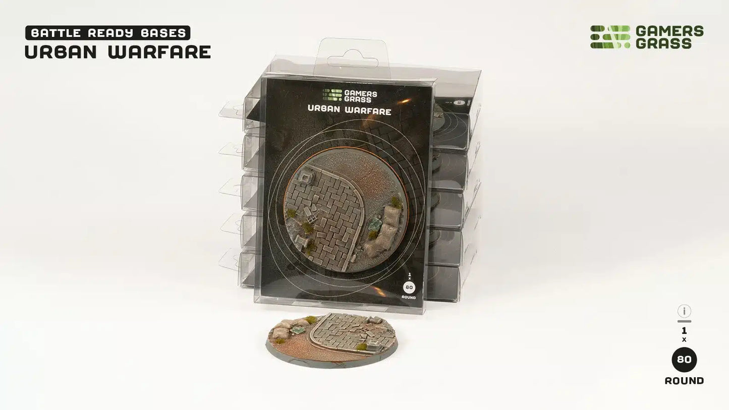 Urban Warfare Bases, Round 80mm (x1)