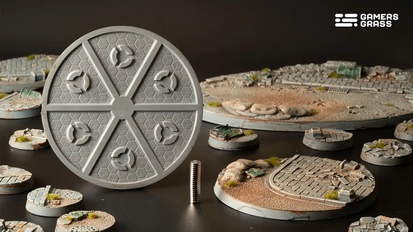 Urban Warfare Bases, Round 80mm (x1)
