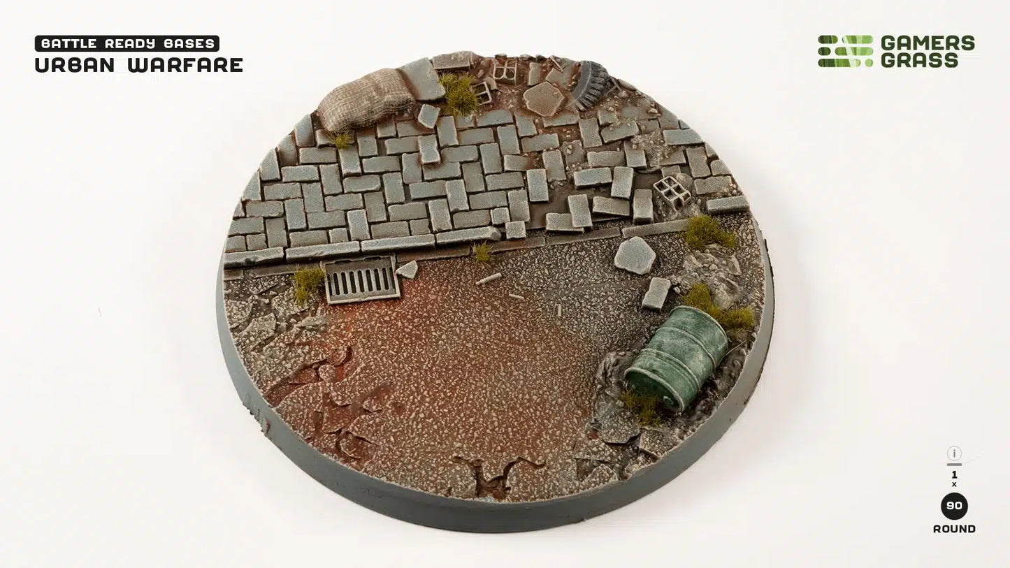 Urban Warfare Bases, Round 90mm (x1)